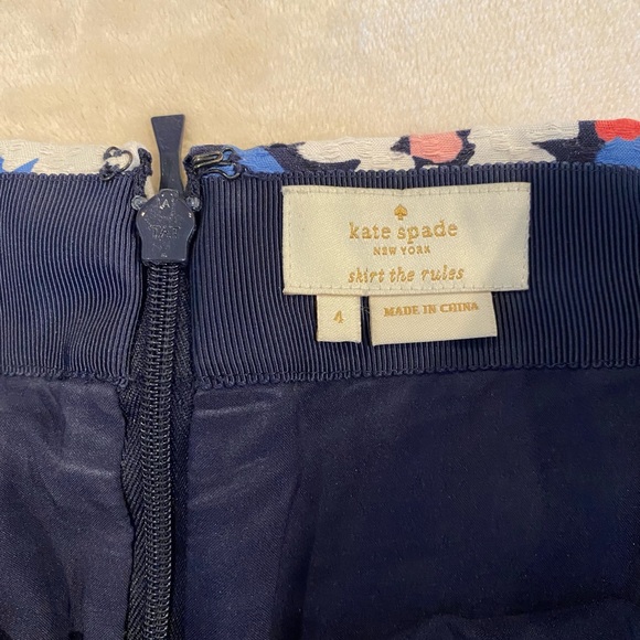 Kate Spade New York jacquard floral skirt - Picture 7 of 8
